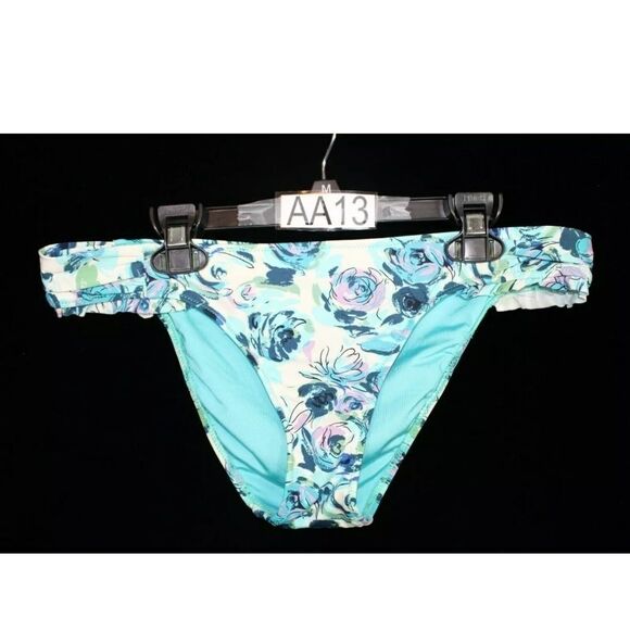 NANETTE LEPORE BANDEAU BIKINI SWIMSUIT SIZE S BLUE - Picture 9 of 9